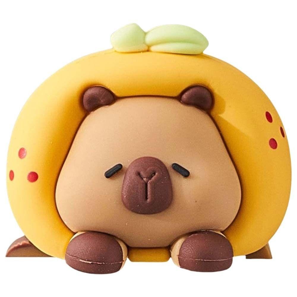 AUGUSTINA Capybara ตุ๊กตาหน้าจอ, ตกแต่ง Navigator หน้าจอคอมพิวเตอร์ตกแต่ง, Creative Kawaii การ์ตูนน่ารักสัตว์ Capybara เครื่องประดับรุ่น TV Monitor - รูปที่ 5