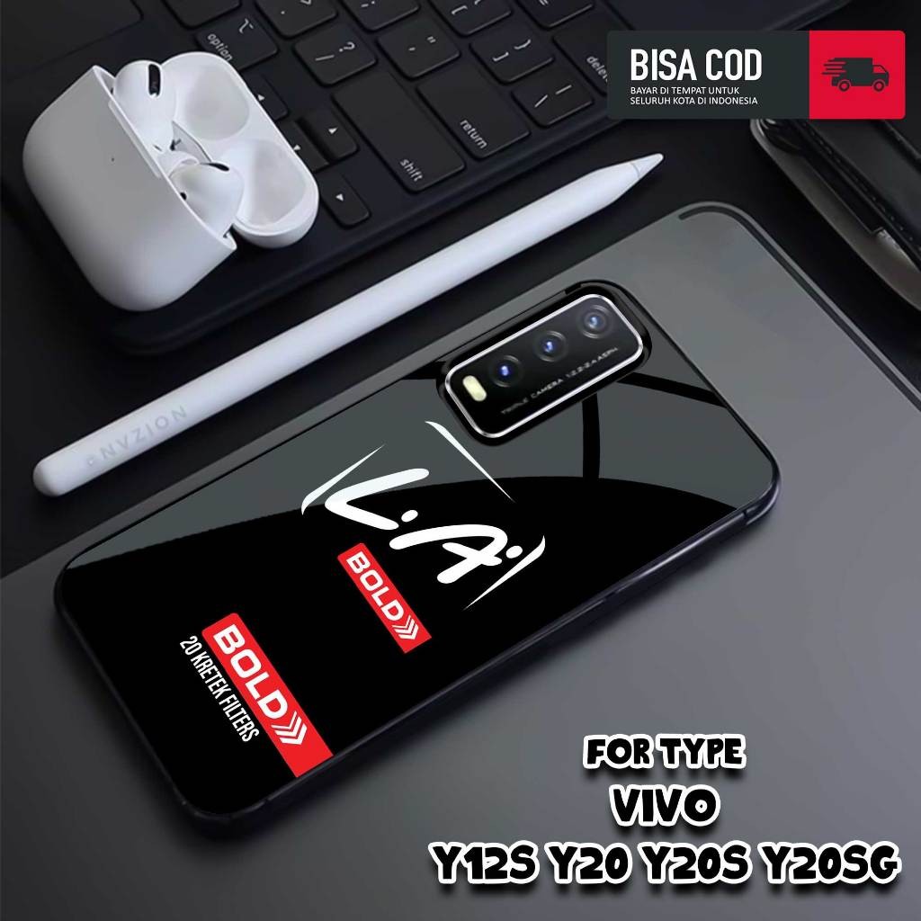 เคส Vivo Y12S Y20 Y20S - Casing Vivo Y12S Y20 Y20S - RKK MOTIF - Premium Glossy Hardcase - Casing Hp