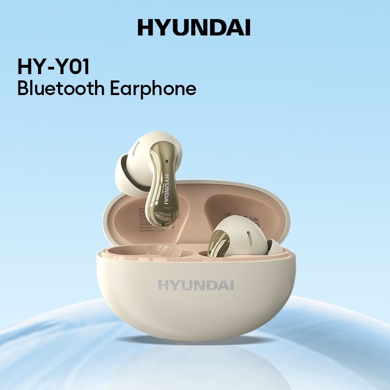 Hyundai HY-Y01 หูฟังบลูทูธลดเสียงรบกวนเป็นพิเศษโดยไม่หน่วงเวลาบลูทูธ 5.4