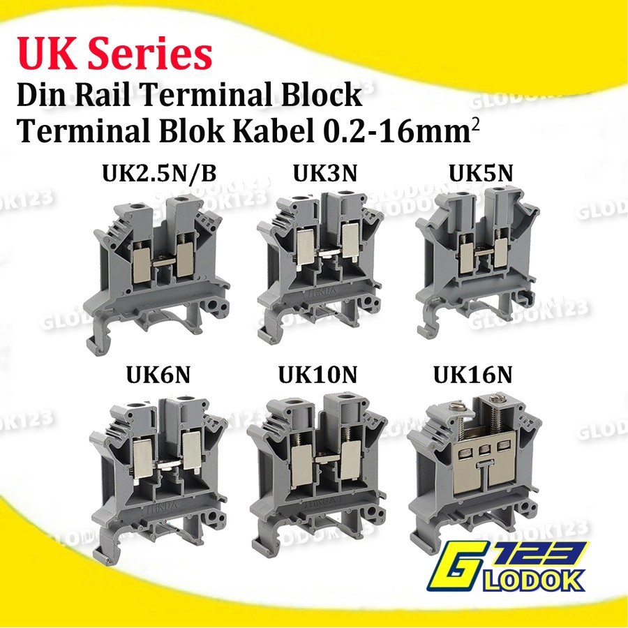 เทอร์มินอลบล็อก Din Rail 800V UK35N
