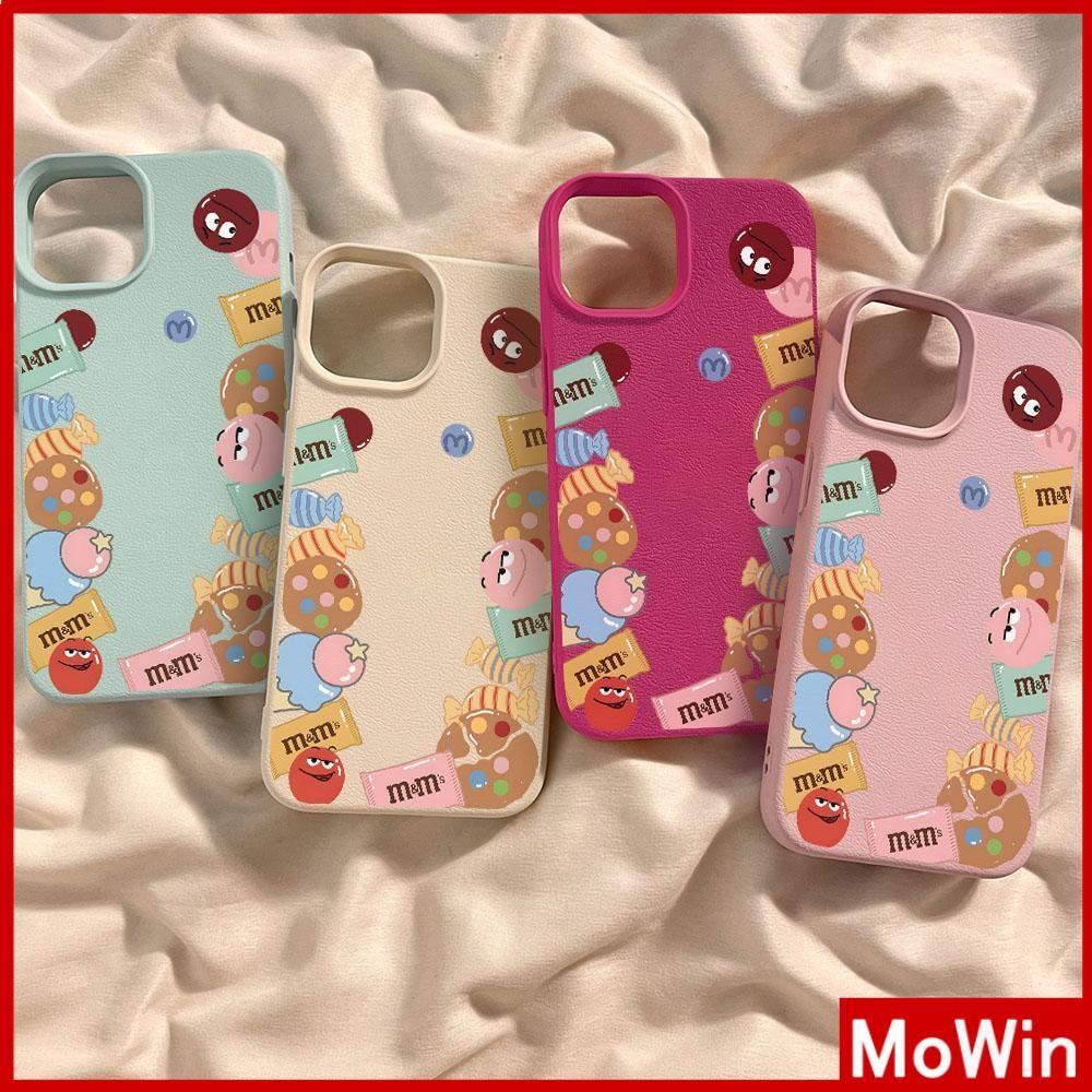 Movin - เคส iPhone 16 Pro Max iPhone 11 เคสหนังเนื้อนิ่มสีแคนดี้ TPU ลูกอมสีสันสดใสน่ารัก Compatible With iPhone15 Pro max 14 13 12 Pro max XS XR 7 Plus 8 Plus