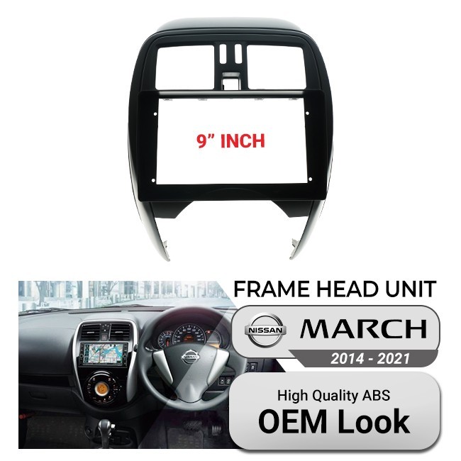 หัวเฟรมหน่วย NISSAN MARCH 2014-2021 9′ นิ้ว OEM