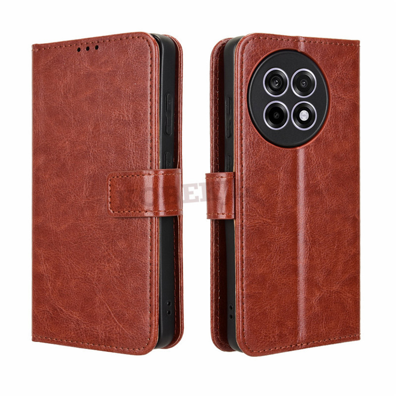 Oneplus 13R กระเป๋าสตางค์หนัง PU ช่องใส่การ์ดพลิกกรณีปกหลังสําหรับ Oneplus 13R Oneplus13R ที่วางโทรศ