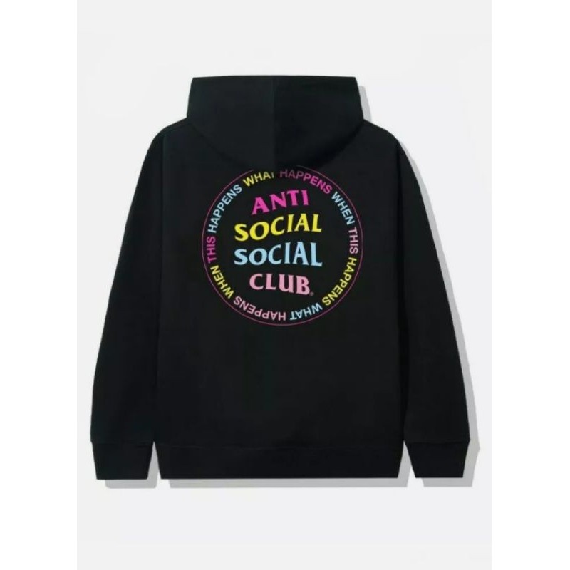 💗พร้อมส่ง💘 【HOT】(new) ของแท้ Anti social social club hoodie assc antisocial100%cotton