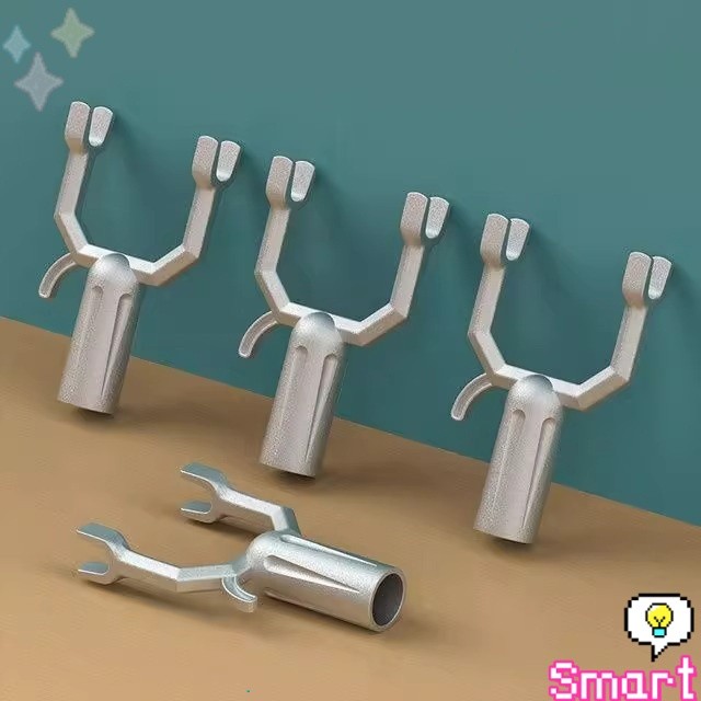 SMART หัวเกี่ยวสอยผลไม้ ไม้เกี่ยว สอยเสื้อผ้า ปลั๊กราวตากผ้า Clothes Pole Fork Heads