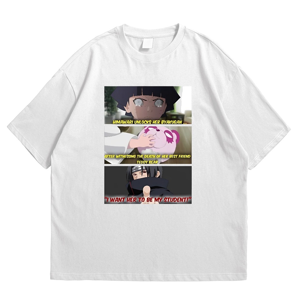 24S ANIME NARUTO HIMAWARI BYAKUGAN เสื้อยืด