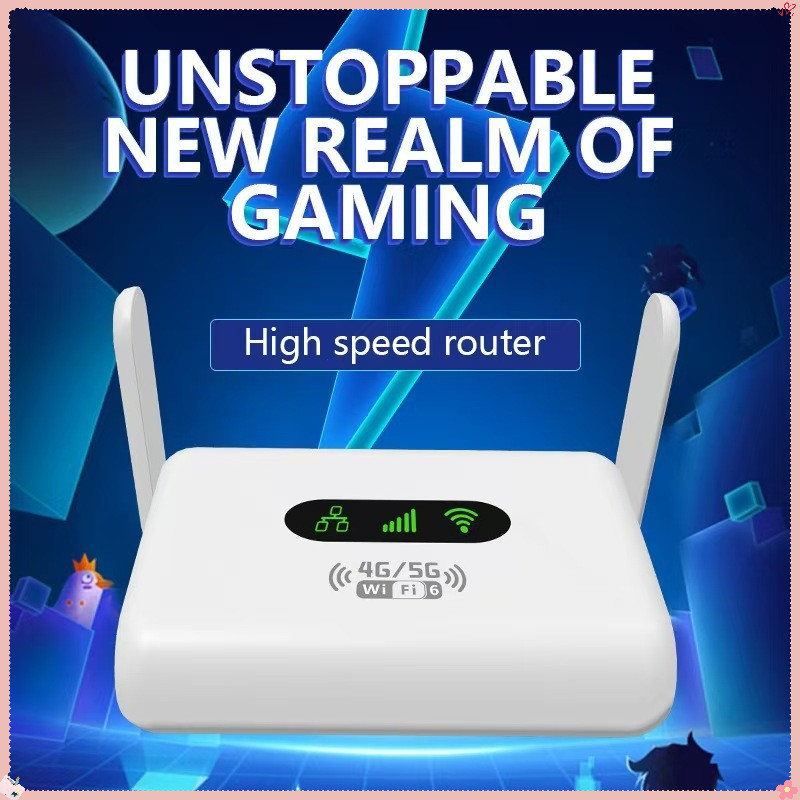 【รุ่นอัพเกรด】เราเตอร์ wifi ใส่ซิม WiFi6+ 2.4Ghz เราเตอร์ใส่ซิม wifi 4G Router sim 300Mbps