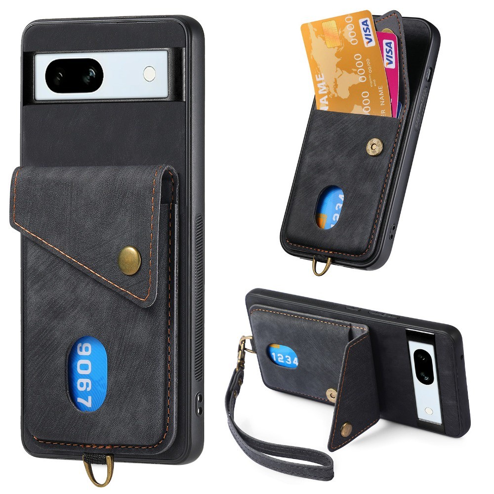 สําหรับ Google Pixel 8 Pro 7 7Pro 7A 6A 6Pro Pixel8 Pixel7 Pixel6 หนังโทรศัพท์กรณีกันกระแทกรถ Mount 