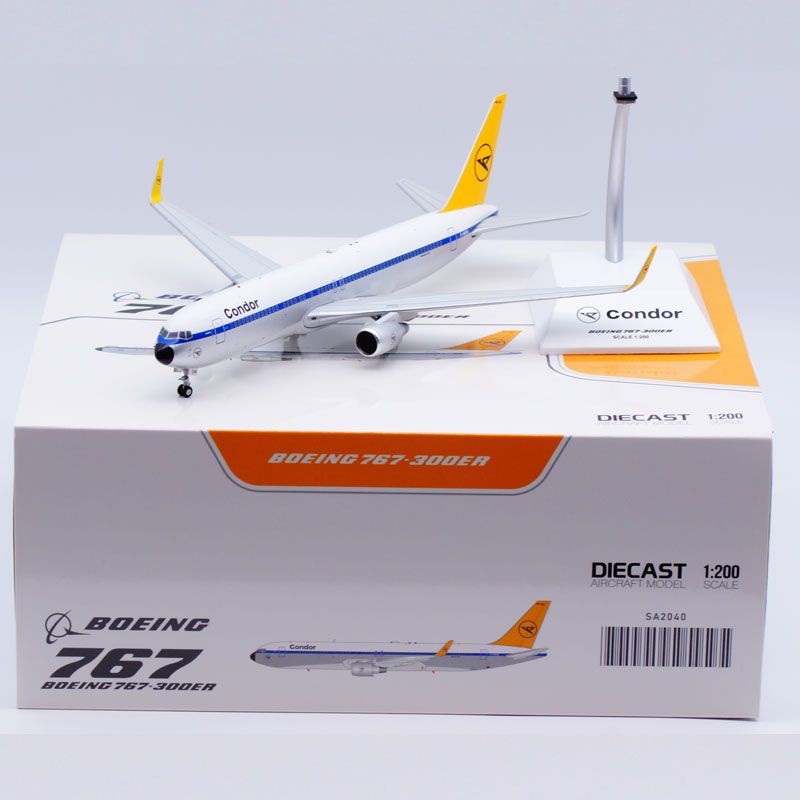 Jcwings 1/200 เครื่องบินวัสดุโลหะผสมรุ่น Condor Airlines B767-300ER D-ABUM