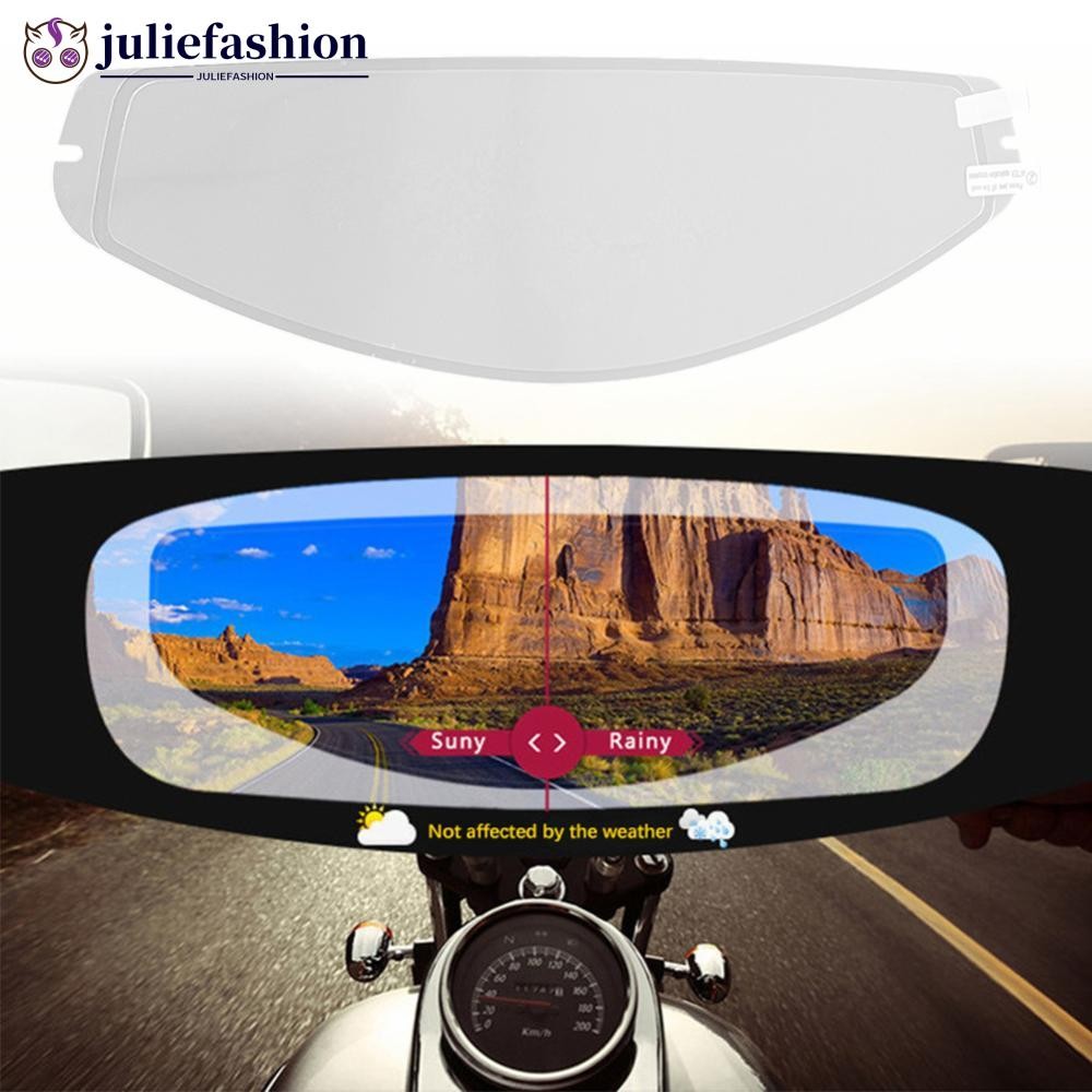 JULIEFASHION Universal Anti Fog หมวกกันน็อครถจักรยานยนต์ Visor ฟิล์มสําหรับ AGV K5 K3SV หมวกกันน็อค 