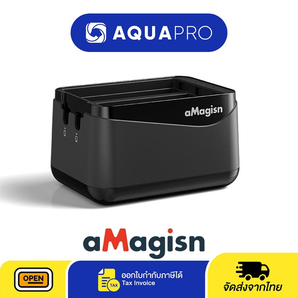 Insta360 X5 aMagisn Battery Charging Hub แท่นชาร์จ Insta360 X5 By Aquapro