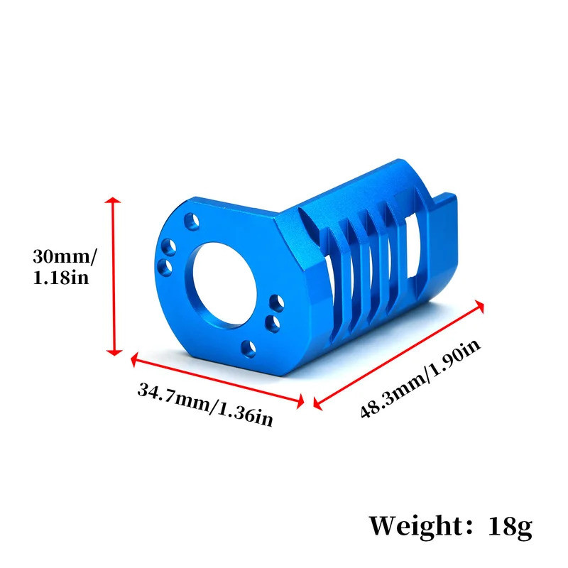 โลหะมอเตอร์ฝาครอบ 54817 สําหรับ Tamiya GF-01 G6-01 WR-02 GF01 G601 WR02 RC รถอะไหล่อัพเกรดอุปกรณ์เสริม ราคา ถูกที่สุด ดีลบีเคเค แกลเลอรีภาพที่ 3