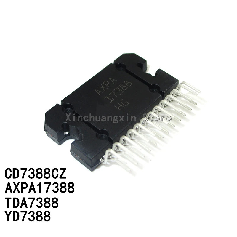 1-5PCS AXPA17388 แพคเกจ ZIP-25 TDA7388 YD7388 CD7388CZ Quad Audio Power Amplifier
