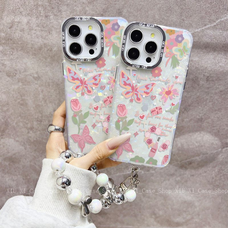 🌷เข้ากันได้กับ ไอโฟน16 ไอโฟน 15 Pro Max iPhone 13 ไอโฟน11 X XS XR กรณีโทรศัพท์น่ารัก เคสไอโฟน13 เคสไ