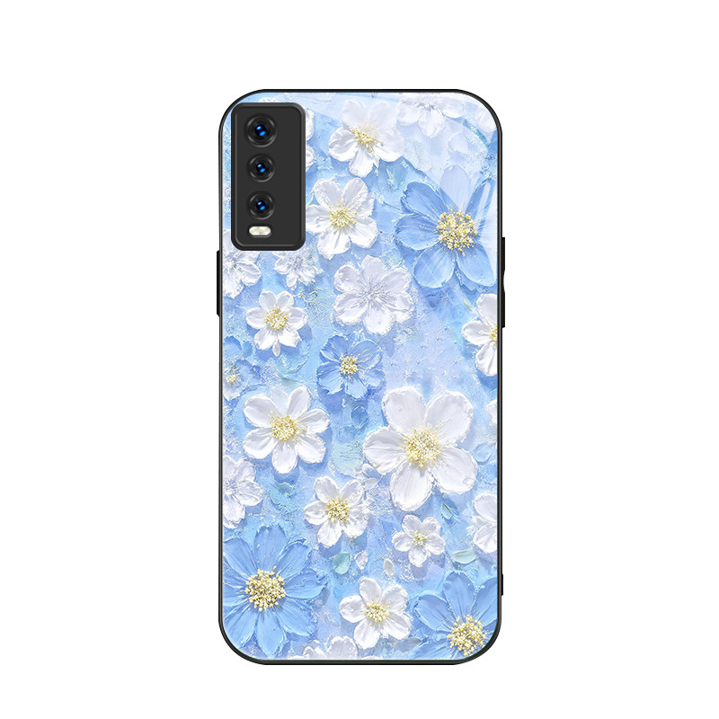 สําหรับ Vivo Y20/Vivo Y20i/Vivo Y20S/Vivo Y11s , ดอกไม้เล็กสีขาว, บุคลิกภาพอินเทรนด์, เคสป้องกันโทรศ
