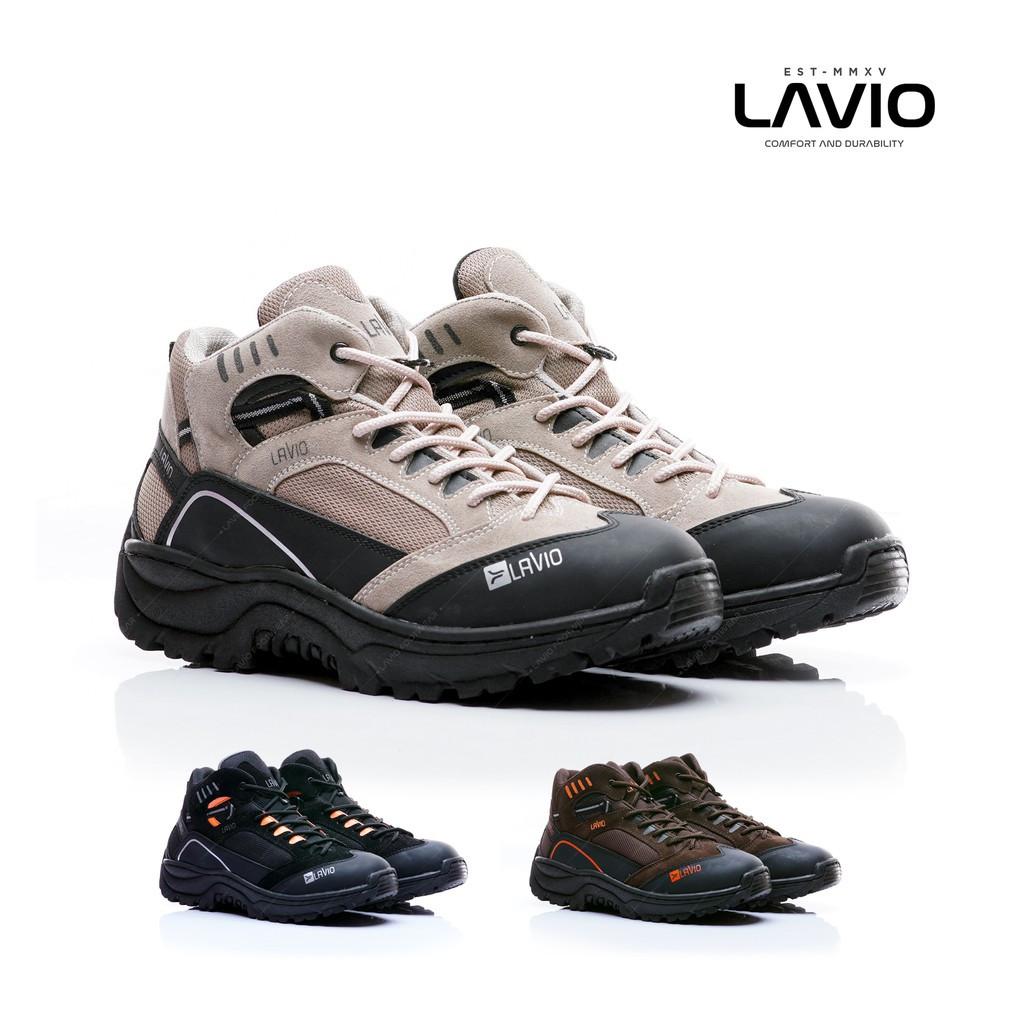 Lavio Mens Steel Toe Safety Shoes Galen Outdoor Touring Mountain Boots