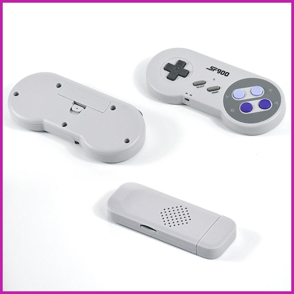 คอนโซลเกมย้อนยุค Plug and Play Video TV เกมอุปกรณ์เสริมวิดีโอเกมพร้อมคอนโทรลเลอร์ไร้สาย 2.4g คู่ yayseth