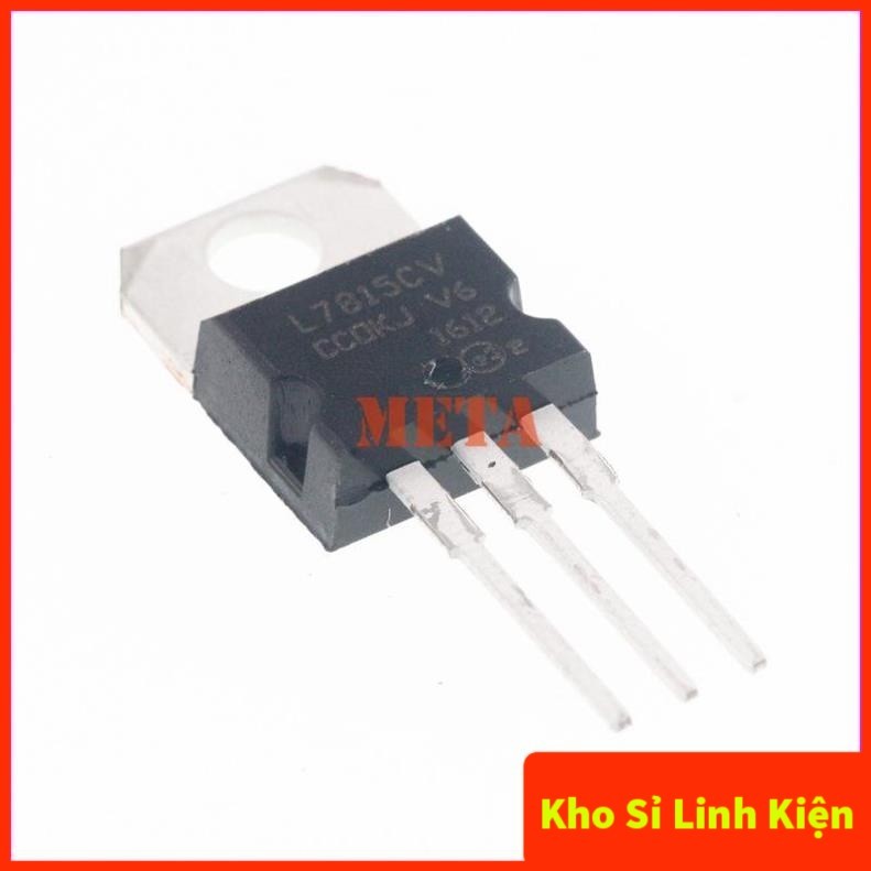 ตัวควบคุมแรงดันไฟฟ้า IC 15V 7815 L7815 L7815CV LM7815 7815CV 1.5A TO-220 Pins