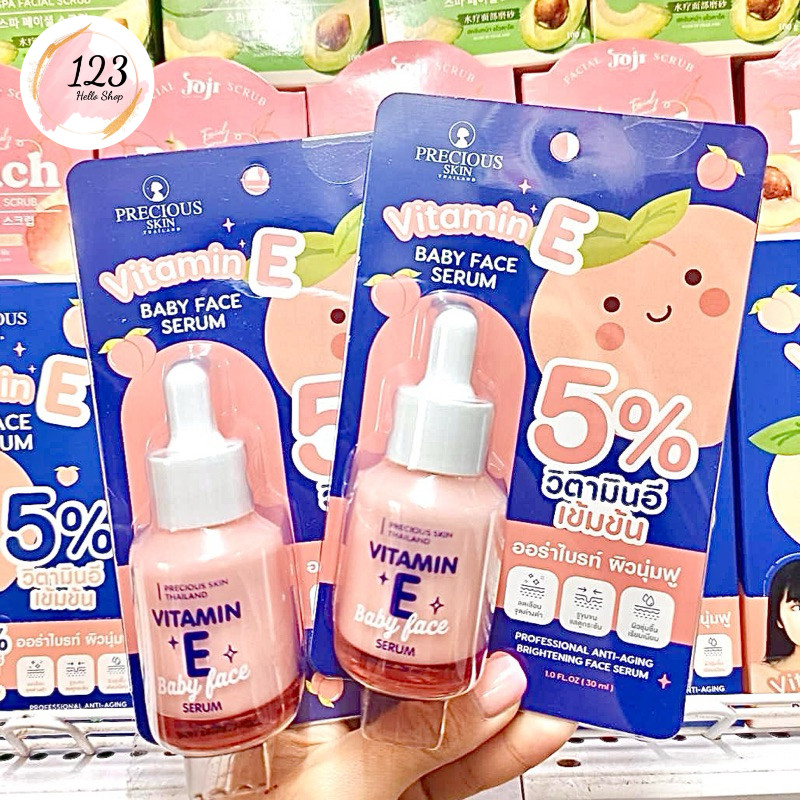 (1ชิ้น) Vitamin E Baby Face Serum 30ml by Precious Skin ✨