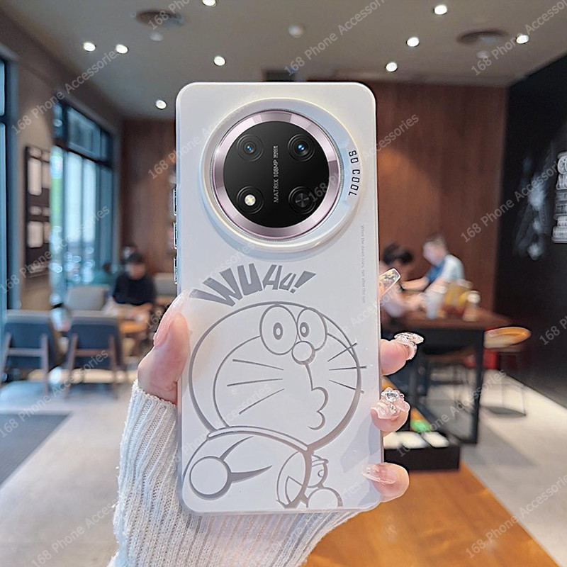 เคส Honor X9C X9B 5G เคส Honor X9C Smart เคสน่ารักการ์ตูน Doraemon กันกระแทกเคสโทรศัพท์ด้านแข็งแผ่นร