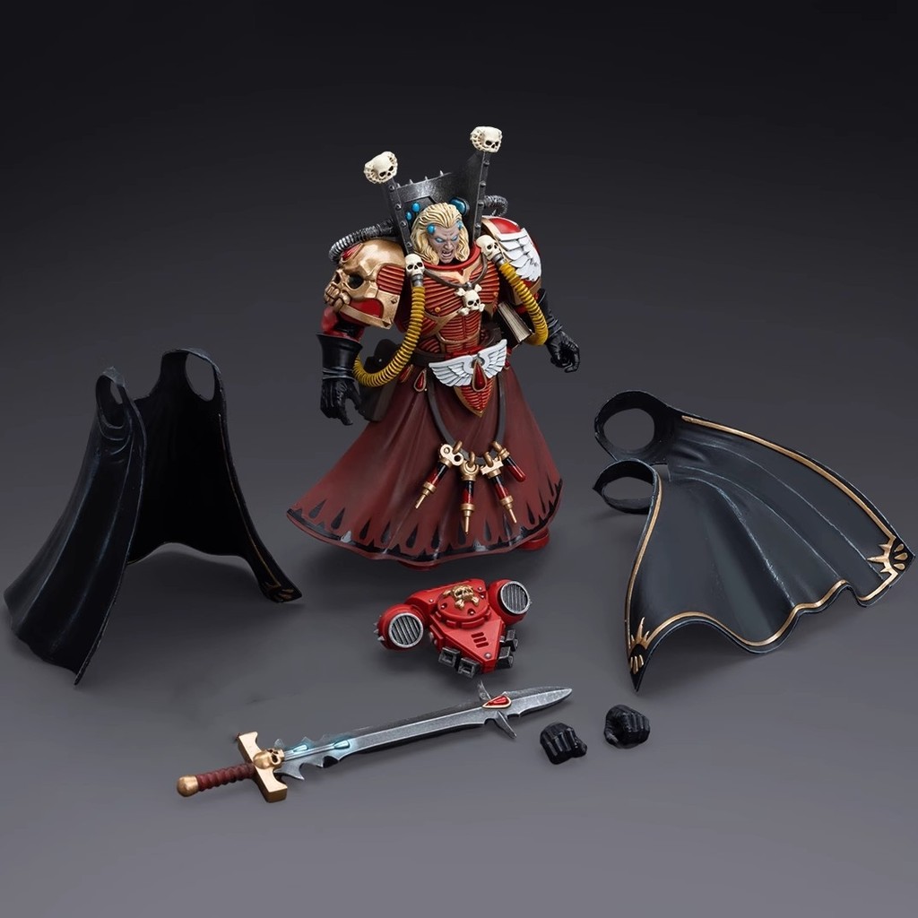 Joytoy Dark Source Warhammer 40K Blood Angel Mephiston Chief Think Tank JT6793 โมเดลทหารเคลื่อนย้ายไ