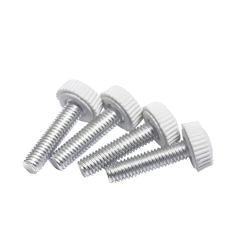 สกรูหัวกลมพลาสติก Knurled สกรูปรับ M5 M6 thumbnail 4