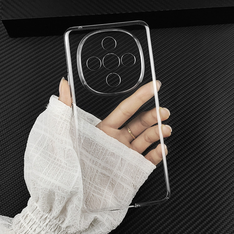 สําหรับ vivo iQOO Z10 T4 Y300 Pro Plus 6.77 “Glossy Crystal Hard PC Full Cover Clear กล้องป้องกัน Snap Case ราคา ถูกที่สุด ดีลบีเคเค แกลเลอรีภาพที่ 3