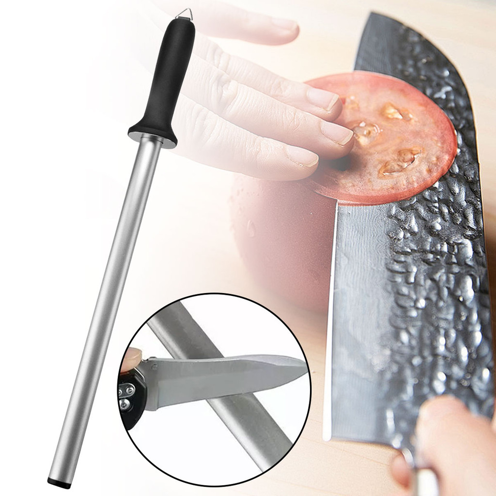 1 ชิ้น 12in เพชร Honing เหล็ก Professional มีด Sharpening Rod มีดครัว Sharpening Honing ใบมีด