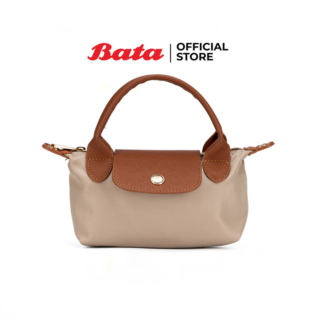 Bata บาจา กระเป๋าสะพายข้างใบเล็ก มีสาย Cross Body สำหรับผู้หญิง สีดำ 9926181 สีชมพู 9925181 สีน้ำตาลอ่อน 9924181