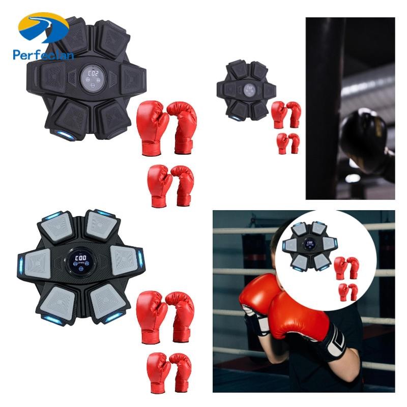 Perfeclan Music Boxing Machine Wall Target Training Electronic Music Boxing Wall