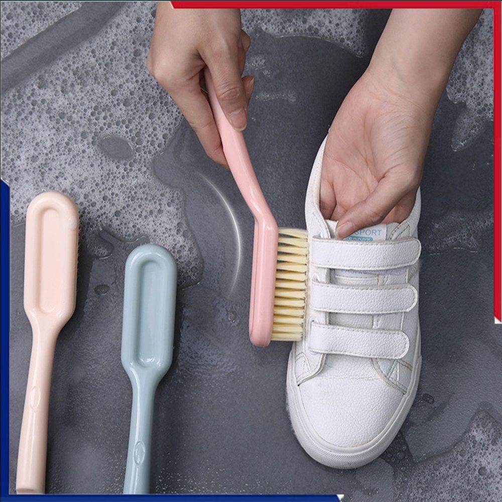 ด้ามยาวแปรงขัดขนนุ่มซักรีดเสื้อผ้ารองเท้าแปรงขัดรองเท้าแบบพกพาแปรงทําความสะอาดสําหรับห้องครัวห้องน้ํา