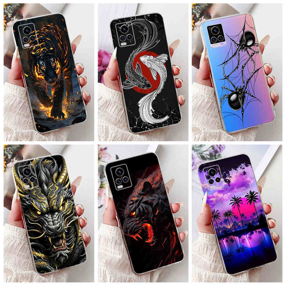 Vivo V20 V2025 V2024 / V20 SE V2023 V2022 ใหม่แฟชั่น Dragon Spider สไตล์ปลอก V20 V20SE ซิลิโคนนุ่ม TPU เคสโทรศัพท์