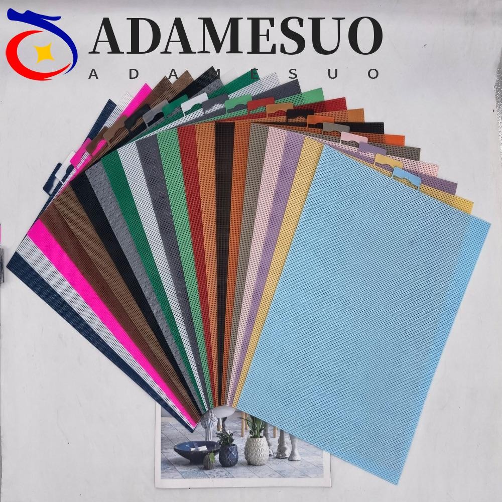 Adamesuo Cross Stitch ผ้าใบตาราง, 14CT เย็บปักถักร้อยผ้าผ้าใบตาราง, Cross Stitch เครื่องประดับสะดวก 28x21 ซม.Handmade พลาสติกผ้าใบผ้า Home