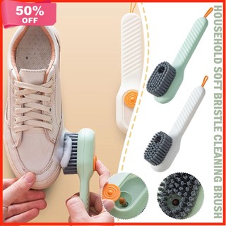 Multifunctional Liquid Shoe Brush Cleaners Soap Dispenser Cleaning Brush for Footwear