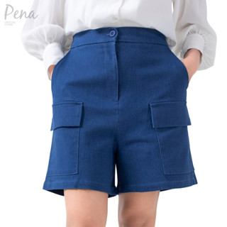 Pena house กางเกงขาสั้นลำลอง ผ้าโพลีผสมสแปนเด็กซ์ PWPS062501