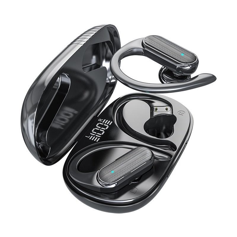 A520 TWS หูฟังบลูทูธ 5.3 ไร้สาย HD เสียงสเตอริโอ HiFi หูฟังกีฬา การนํากระดูก พร้อมไมโครโฟน กันน้ำ
