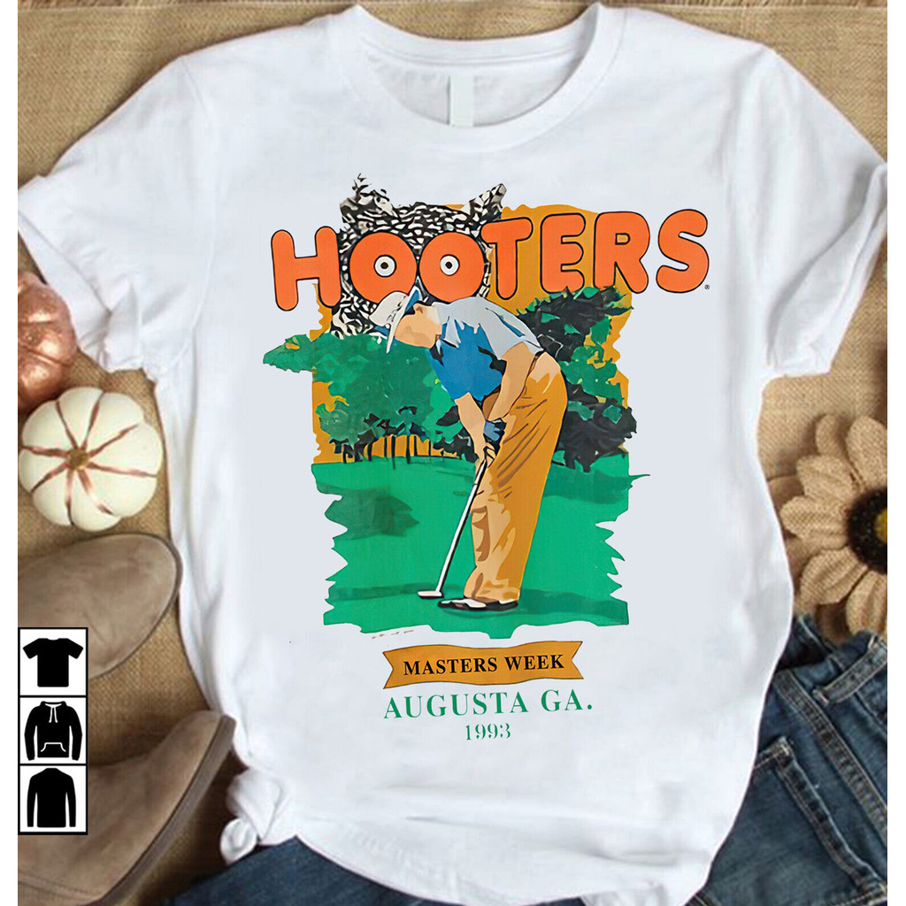 Hooters Masters Week 1993 เสื้อกอล์ฟ Hooters วินเทจ