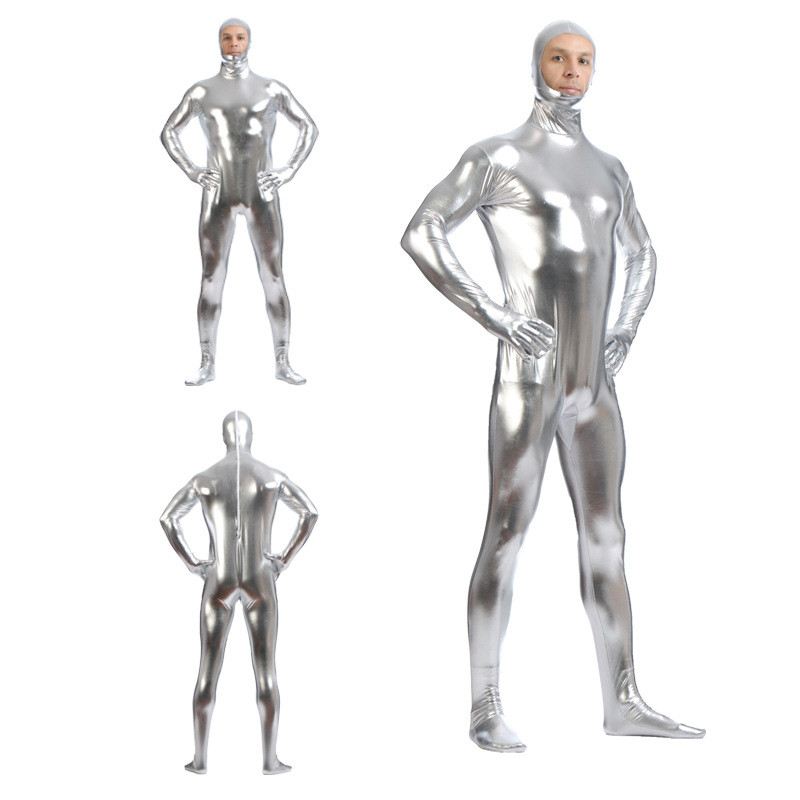 ผู้ใหญ่ Spandex Zentai ผิวเต็มแน่น Jumpsuit Unisex Zentai ชุดบอดี้สูทเครื่องแต่งกายสําหรับผู้หญิง Un