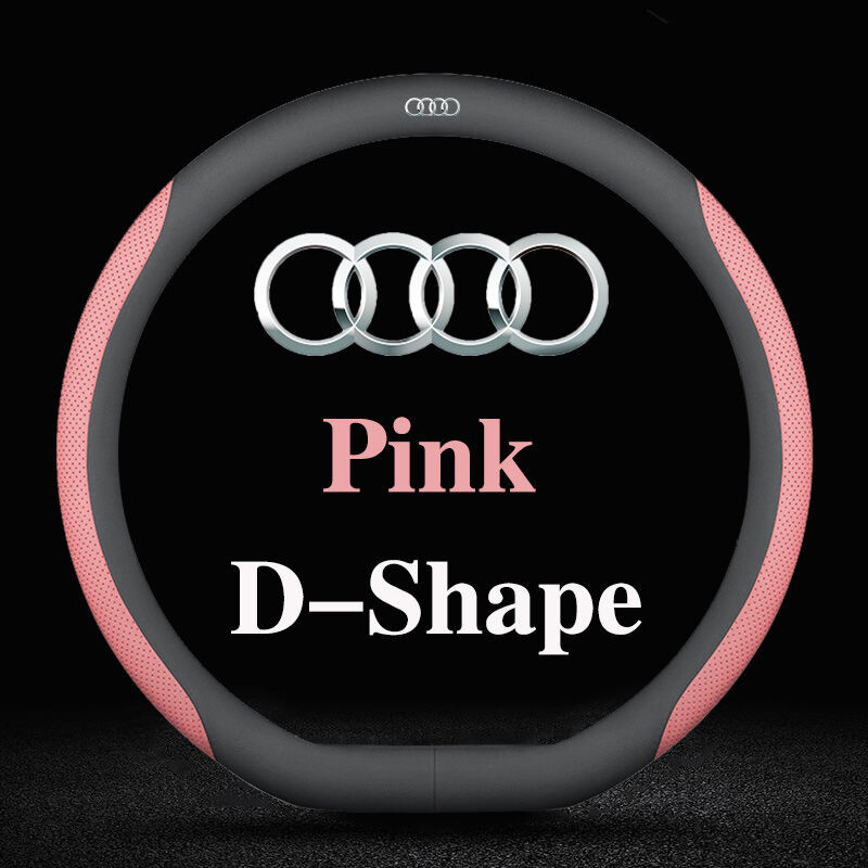 5 สีพวงมาลัยรถหนังสําหรับ Audi A3 A4 A5 A6 A7 A8 Q5 Q3 Q7 2019 2020 2021 2022 2023 ใหม่อัพเกรดกีฬาอุ