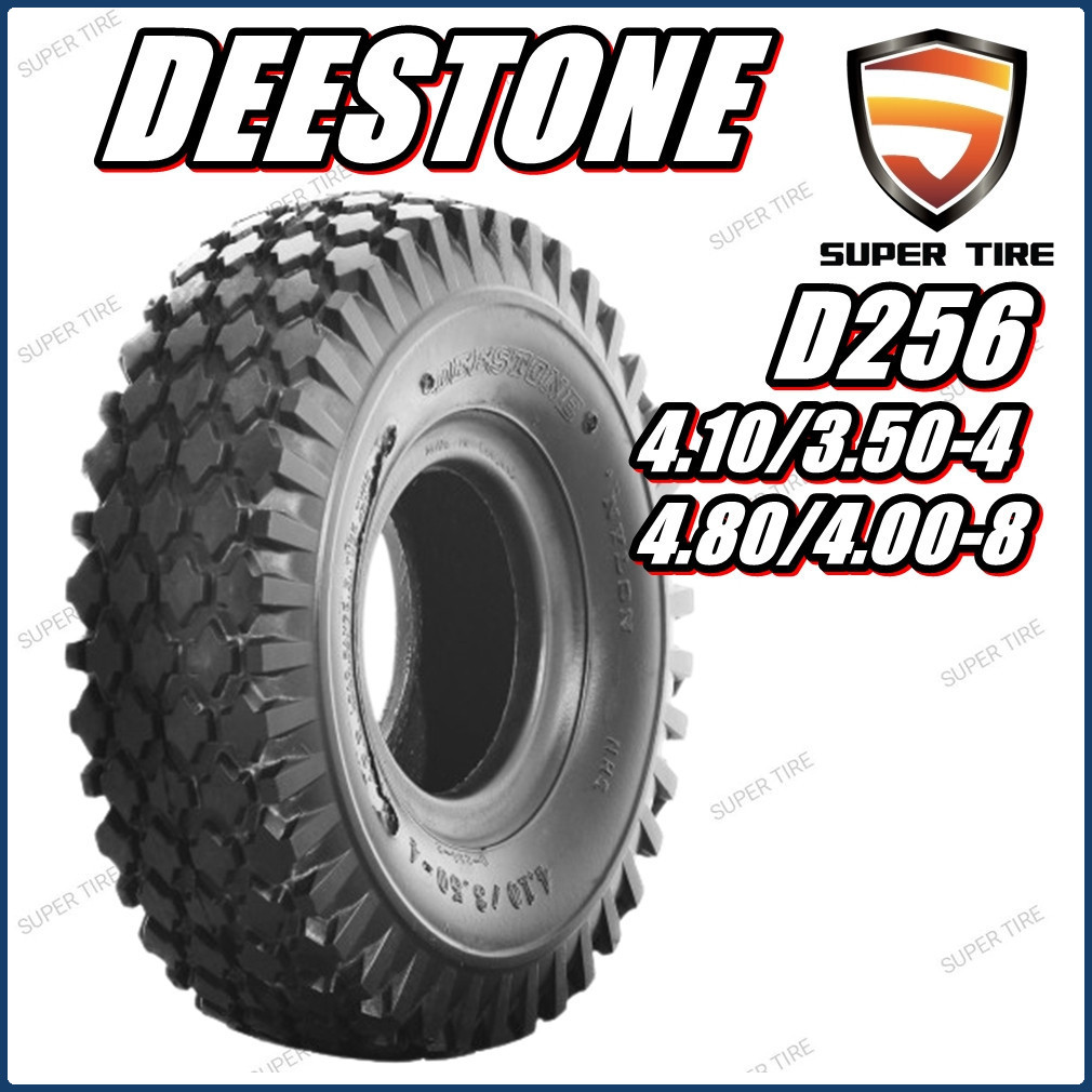 ยางรถเข็น ยางอุตสาหกรรม และการเกษตร ขนาด 4.10/3.50-4 4.80/4.00-8 รุ่น D256 ยี่ห้อ Deestone