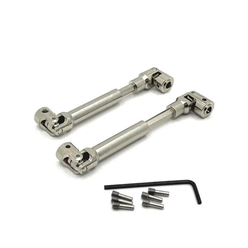 2 ชิ้นโลหะไดรฟ์เพลา CVD Driveshaft สําหรับ Wltoys 104006 104010 104020 104026 1/10 RC รถอะไหล่อัพเกรด Accessorie