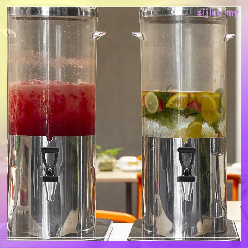 เหยือกน้ําเครื่องดื่ม Cooler Spivot Faucet Dispenser 12.00X8.00X4.30CM สีดํา Pp sijicc - รูปที่ 7