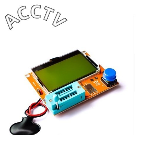 ไดโอด Triode Capacitance ESR Meter MOS PNP LCR-T4 เครื่องทดสอบทรานซิสเตอร์จอแสดงผล LCD Mega328 ทรานซิสเตอร์ไดโอด