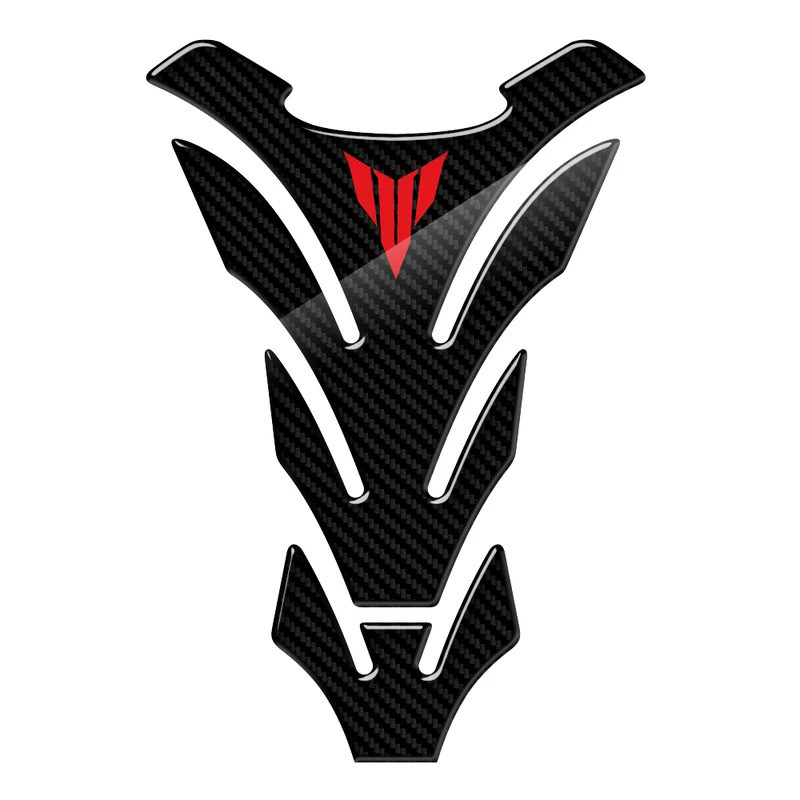 สําหรับyamaha MT01 MT03 MT10 MT-09 Tankpad 3D Carbon-Lookรถจักรยานยนต์Pad Protector