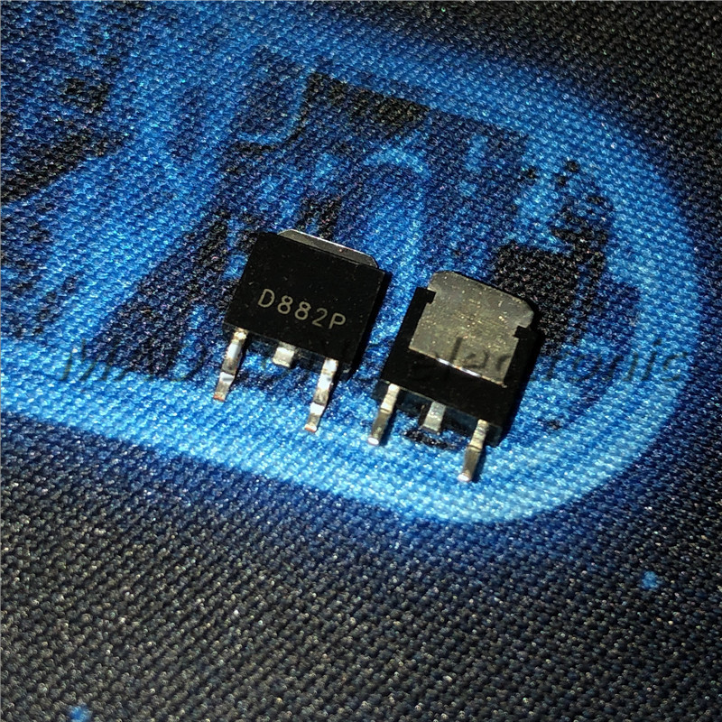 10 ชิ้น/ล็อต 2SD882P D882 D882P TO252 TO-252 ทรานซิสเตอร์