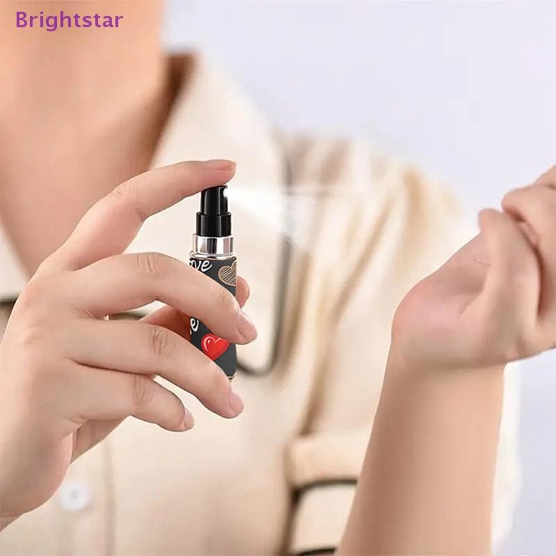 Brightstar 5ml น้ําหอมเดินทางแบบพกพาขวดด้านล่างชาร์จโดยตรงมินิพิมพ์ดอกไม้ขวดน้ําหอมer ของขวัญวันวาเลนไทน์ใหม่