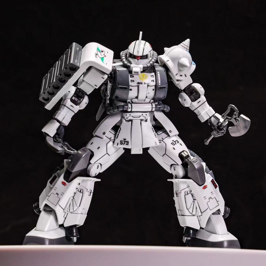 Hg 1: 144 Star Dynamic White Wolf GTO Zaku 2 Matsunaga Matsunaga GTA Assembly Model