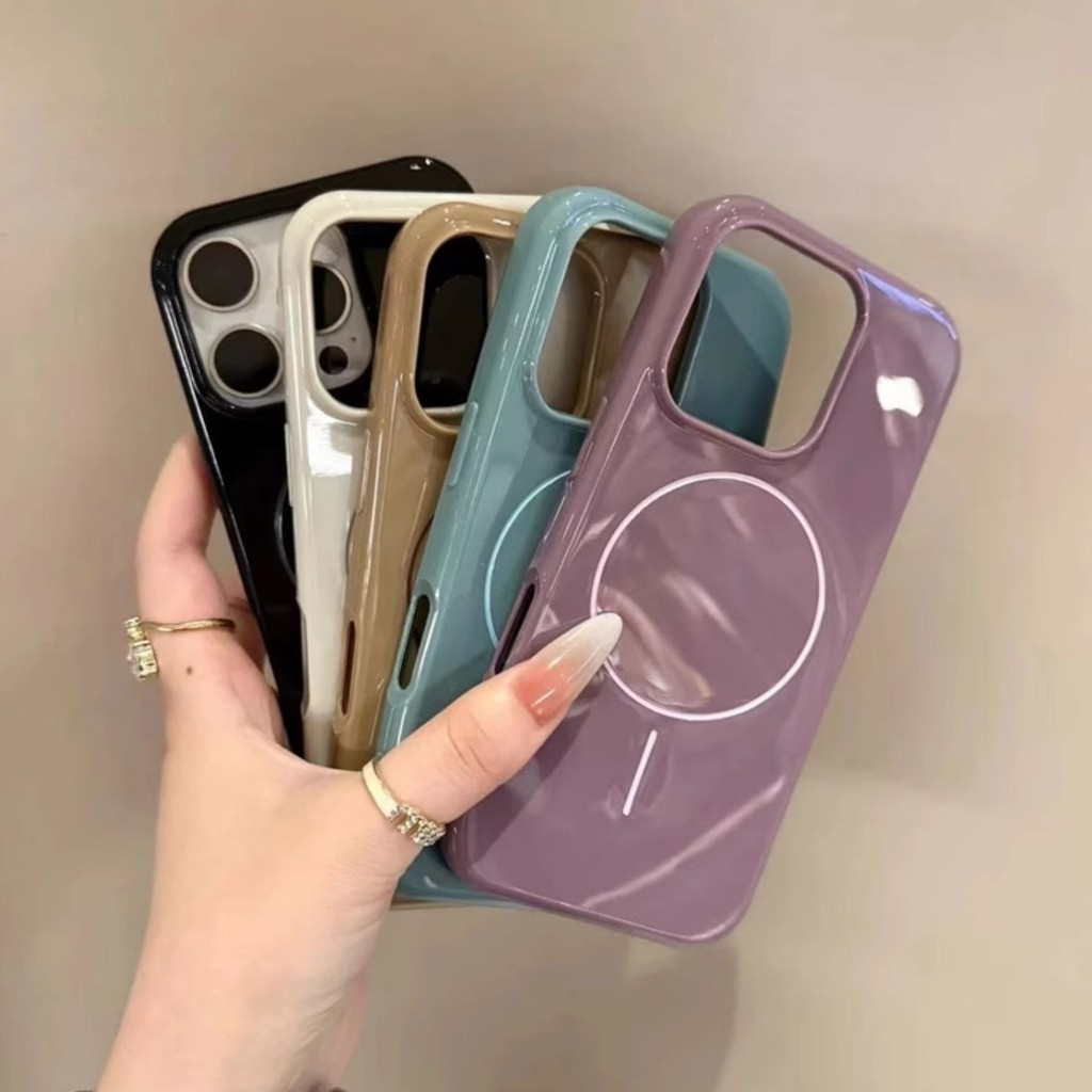 สินค้า 1 บาท เคส for iphone 11 16 Pro Max 15 14 13 12 11 Pro Max ชาร์จไร้สาย เคสโทรศัพท์ แวววาว เคสส