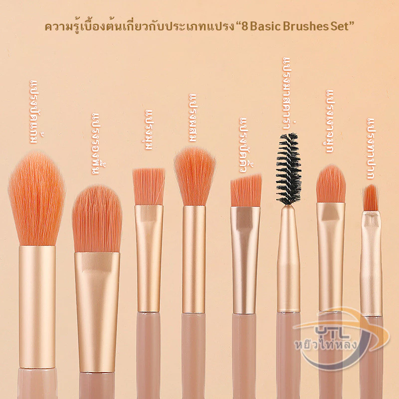 YTL ชุดแปรงแต่งหน้ามืออาชีพ แป้ง-อายแชโดว์-รองพื้น-บลัช thumbnail 3