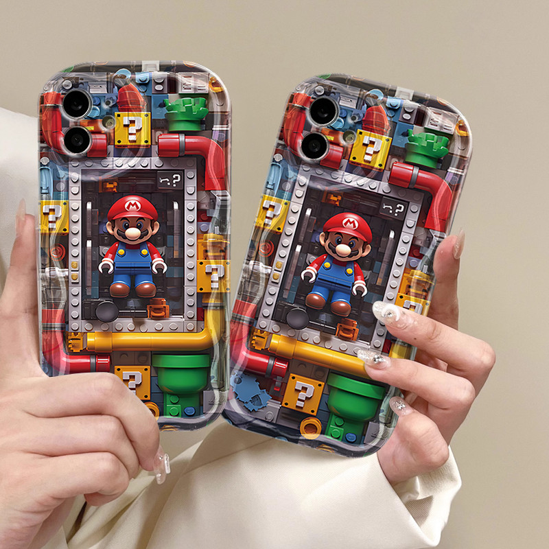 อินเทรนด์การ์ตูน Mario เคสโทรศัพท์สําหรับ OPPO A74 95 94 57 77S 57S 77 1 Pro 98 55 58 60 78 17 17K 1